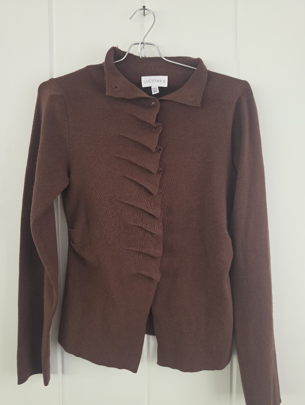 Lucy Paris Button Down Knit Top - Picture 2 of 5